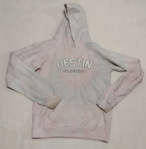Exist Destin Florida Girls Youth Hoodie Pullover Pink Size XL Tie Dye Vacation - Picture 1 of 5