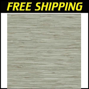 Self-Adhesive Grassweave Wallpaper: Green Textured Decor for Living Spaces - Picture 1 of 10