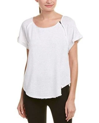 XS 0-2 Vimmia Para Mujer Prep Puño Camiseta Blanco Jaspeado Foto 1 de 3