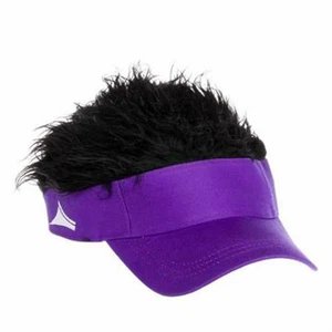 SOMBREROS DE PELO ESTILO CON VISERA MORADA PELO NEGRO CALIDAD SURF SKATE NIEVE GOLF - Imagen 1 de 1