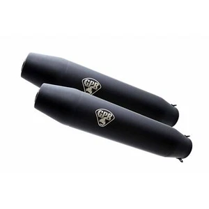 Deeptone Black Approved GPR Terminals for Kawasaki 550 ZR ZEPHYR 1992-1995 - Picture 1 of 5