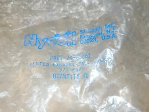 Nycoil 24-80061 Vented Exhaust Ball Valve 3/4" 125 PSI 20JS-1323-X12 - Picture 1 of 2