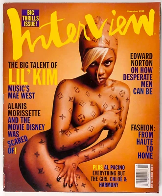 Lil Kim EDWARD NORTON Chloe Sevigny AL PACINO  Interview magazine November 1999 - Image 1 of 4