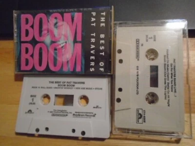 RARE OOP Pat Travers CASSETTE TAPE boom Best of + LIVE iron maiden deep purple ! - Image 1 of 2