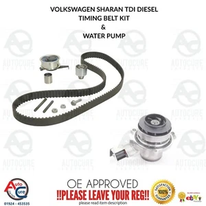ZAHNRIEMENSATZ + WASSERPUMPE VOLKSWAGEN SHARAN 2.0 TDI 11-16 - Bild 1 von 1