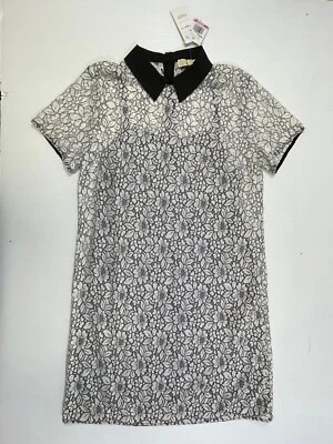 Женское белое кружевное черное коктейльное платье Michael Kors с подкладкой Cami 10  - Изображение 1 из 4