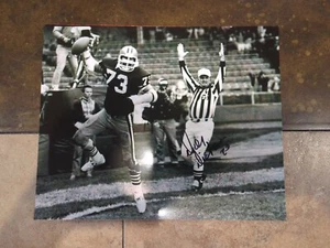 Foto firmata Doug Dieken Cleveland Browns 8x10 garantita autentica touchdown  - Foto 1 di 2
