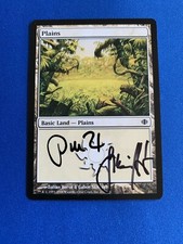 MTG Magic Plains 236 Signed Artist Proof x1 Shards Of Alara Boros & Szikszai