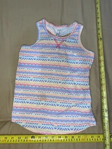 Carter’’s Pink & Blue Active Wear Tank Top Girls Size 8 - Picture 1 of 1