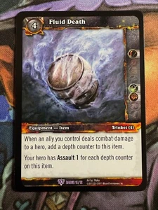 Insignia Promocional World of Warcraft TCG 11/12 Muerte Fluida - Imagen 1 de 2