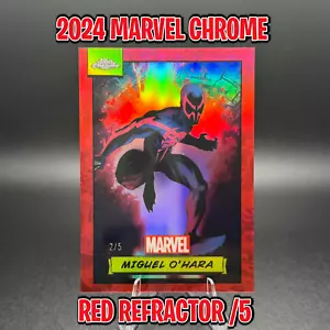 🔥 2024 Topps Chrome Marvel Red Miguel O’Hara /5 SSP Spider-Man 2099 eBay 1/1 🔥 - Picture 1 of 8