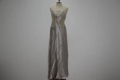 Vestido Ralph Lauren Colección Etiqueta Púrpura Hecho en EE. UU. Forrado de Seda Cuentas Foto 1 de 4