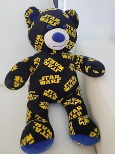 Build A Bear Workshop Star Wars Plush 20 Inches Teddy Bear BAB Black Yellow - Picture 1 of 7