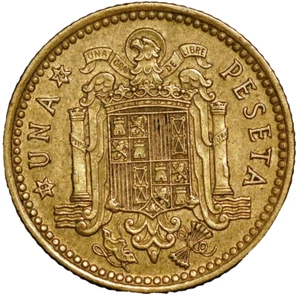 Spain 1 Peseta 1966 Francisco Franco Benlliure KM# 775 - Picture 1 of 2