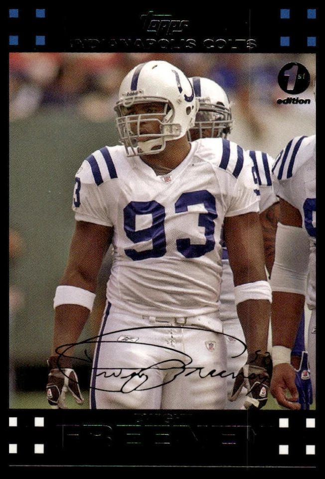 2007 Topps #257 Dwight Freeney First Edition - Image 1 of 2