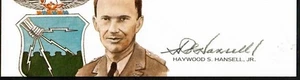 Haywood Hansell Hand Signed Cut Signature GOE Lithograph WWII General (D) 84 - Picture 1 of 1
