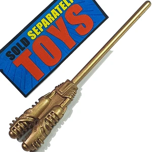 Vtg TMNT Muta Force Robotation Michaelangelo MISSILE gold accessory weapon part - Picture 1 of 8