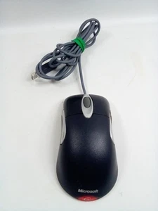 Vintage Black Microsoft Intellemouse Optical USB Wheel Mouse 1.1/1.1a - EXC COND - Picture 1 of 3