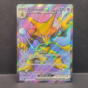 Alakazam ex 188/165 Scarlet & Violet 151 Ultra Rare Full Art Pokemon - Picture 1 of 2