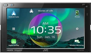 JVC KWM875BW 6.8” Double-DIN Touchscreen Multimedia Receiver - Picture 1 of 4