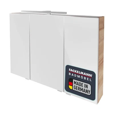 Fackelmann B.Brillant Spiegelschrank mit viel Stauraum & LED-Beleuchtung 100cm - Bild 1 von 4