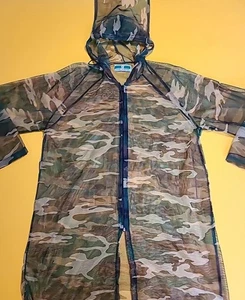 Vtg Game Winner Sportswear Camo Men’s Long Sleeve Mesh Jacket With Face Cover - Picture 1 of 9