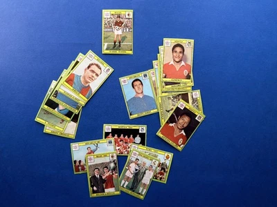 PANINI CALCIATORI 1968-1969 - 20 FIGURINE STORIA DELLE COPPE -UMIDITÀ MA NUOVE - Immagine 1 di 3