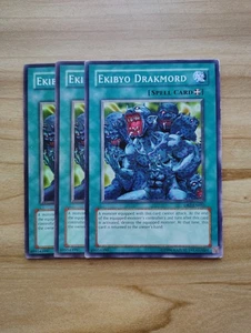 Yu-Gi-Oh - Ekibyo Drakmord 3X - Full Playset - Picture 1 of 1