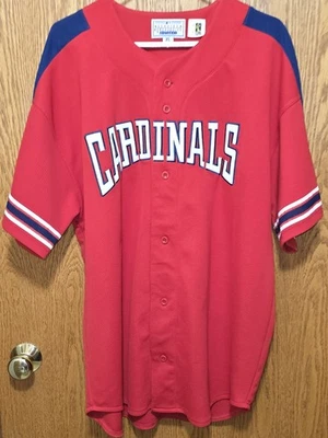 Camiseta deportiva vintage Starter St. Louis Cardinals Mark McGwire #25 XL malla roja MLB años 90 Foto 1 de 4