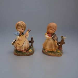 Vintage 2 Napco Japan Tiny Tots Musikfiguren #176 ~ makellos - Bild 1 von 7