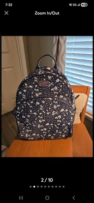 Mochila grande para mujer Michael Kors Abbey. Hermosa mochila. Foto 1 de 4