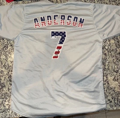 Tim Anderson Chicago White Sox Auto Jersey - Image 1 of 4