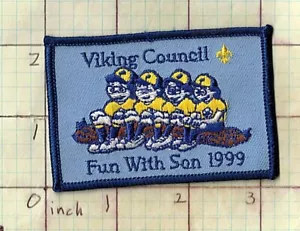 Viking Council Minnesota Fun With Son 1999 bg47 BSA Boy Scouts patch - Picture 1 of 1