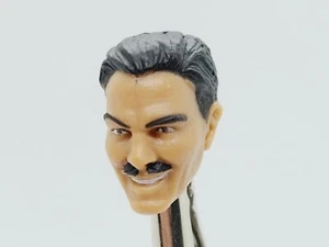 Zorro Unmasked Head 1/18 scale - Boss Fight Studio HERO Hacks Vitruvian Armory - Picture 1 of 6