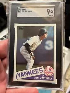 1985 topps don mattingly SGC Mint 9 - Bild 1 von 2