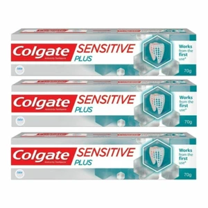 3x Colgate Sensitive Plus Instant Relief from Toothpaste 70g Pro Argin formula - Picture 1 of 9