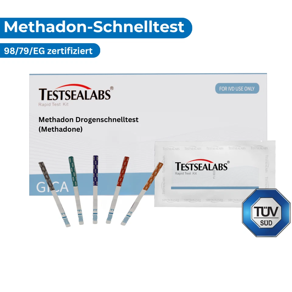 Methadon Drogenschnelltest - 1 bis 100 Stück - (Methadone), 200 ng/ml - Bild 1 von 1