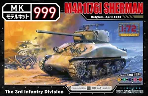 Waltersons 1/72 US M4A1 76mm Sherman Tank Belgium 1944 Kit - Bild 1 von 2