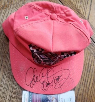 Autographed Dale Earnhardt Sr Hat Cap Goodwrench GM Parts Nascar Racing #3 JSA - Image 1 of 4