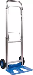 Heavy Duty Aluminium Folding Sack Trolley Hand Truck Barrow Transport Wheels Ext - Picture 1 of 12