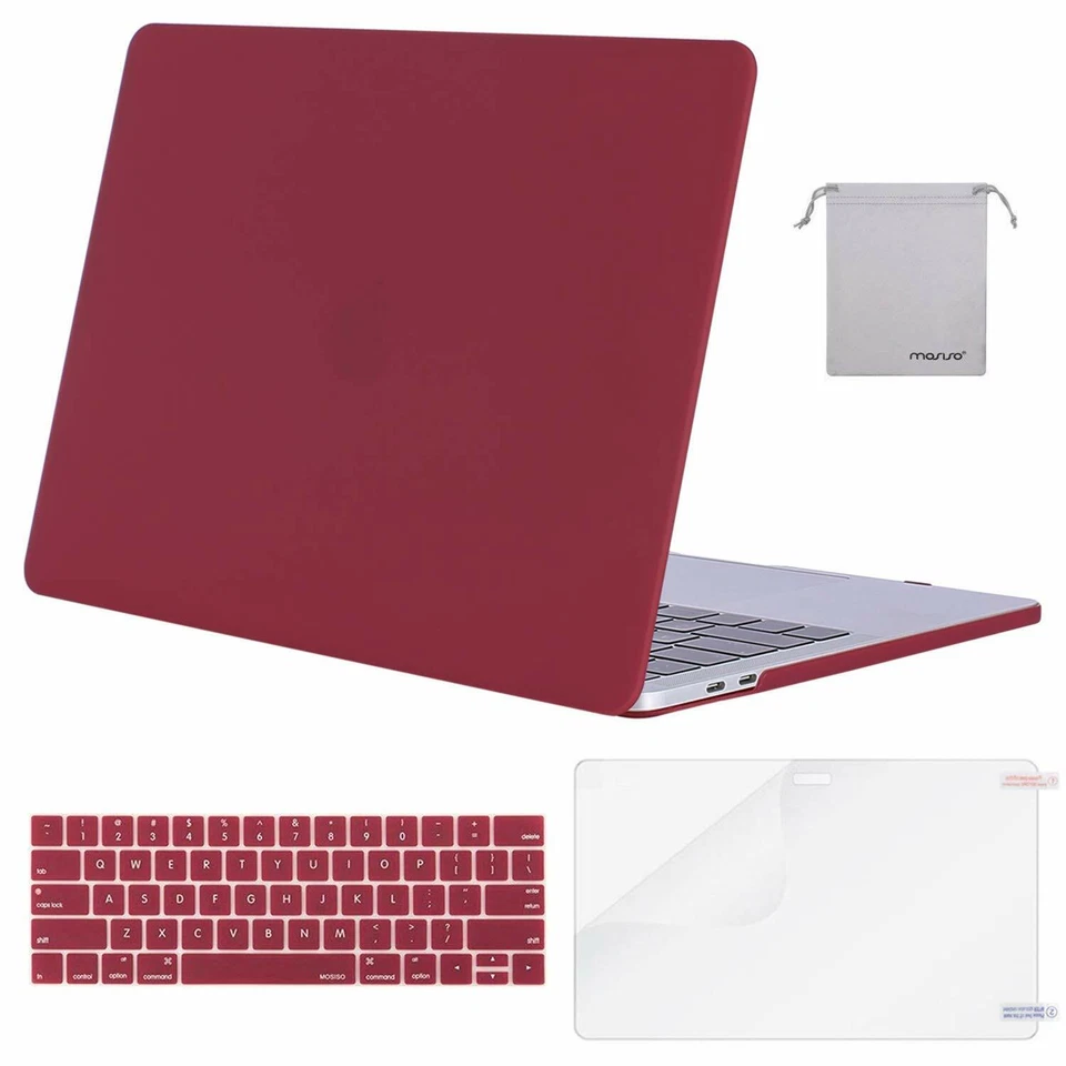 For Macbook Touch Bar Pro 13 15 Macbook Air 13  Snap on Case Cover 4in1 pack - Image 1 of 1