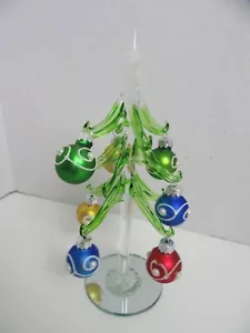 Ganz Glas Christbaum 7 runde Ornamente - Bild 1 von 2