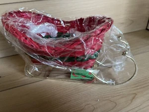 Vintage Martha’s Christmas Crafts Santa Sleigh Holiday Decoration AB-68 - Picture 1 of 8