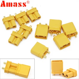 5pairs Amass XT30UPB XT30 UPB 2mm Plug Male Female Bullet Connectors Plugs - Picture 1 of 7