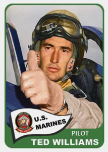 TED WILLIAMS MARINES FIGHTER PILOT 65 # BUY 5 GET 1 FREE # or 30% OFF 12 OR MORE - Picture 1 of 2