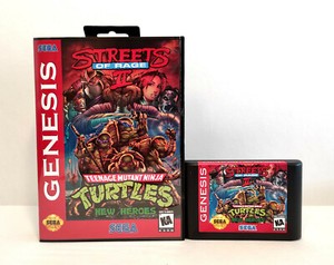 Streets of Rage 2: TMNT - New Heroes for Sega Genesis/Mega Drive