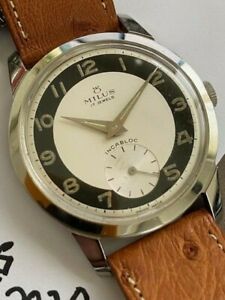 Vintage Rare MILUS Bulleye 60 years old New Old Stock watch & Never Been Worn!