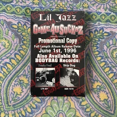 Game 4U Suckaz [Single, Promo] by Lil Jazz (Cassette, 1996,Bodybag Records) RARE - Image 1 of 4