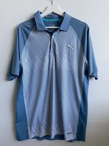Puma Golf Men’s Light Blue Polo US M / UK L - Picture 1 of 5