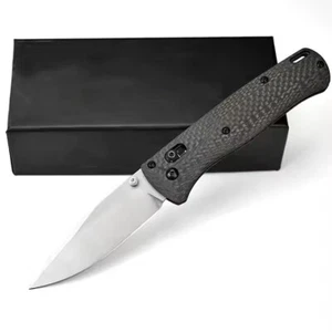 Taschenmesser Klappbar Carbon Griff  Outdoormesser Campingmesser EDC Jagdmesser - Bild 1 von 16